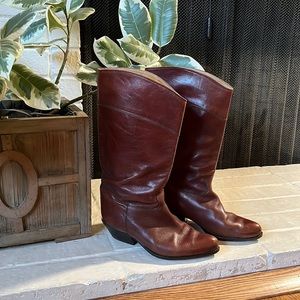Italian leather boots